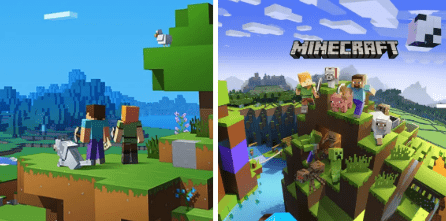 minecraft bedrock edition (2011) game icons banners