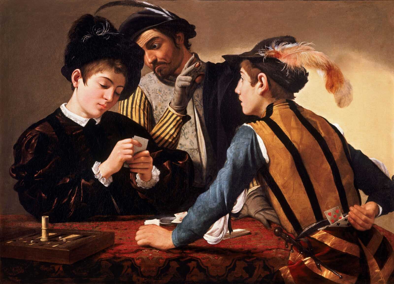 Cardsharps Caravaggio c.1597
