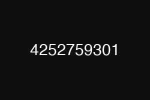 4252759301