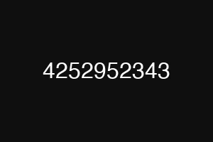4252952343