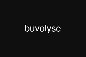 buvolyse